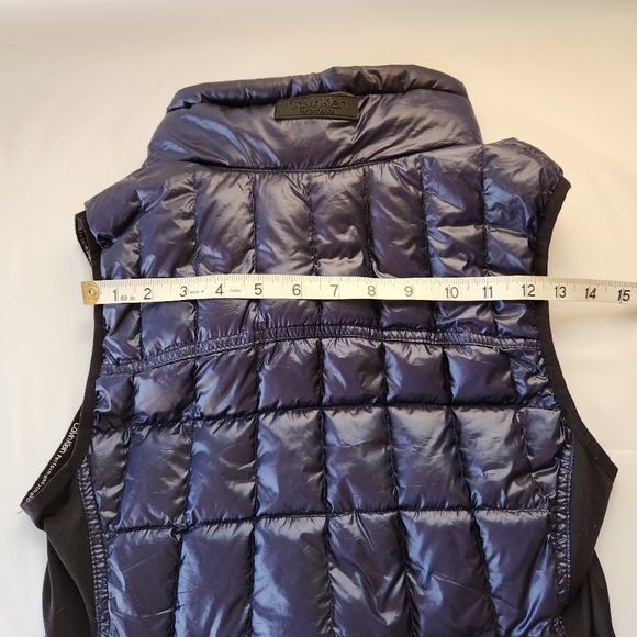 Womens Calvin Klein Performance Premium Down Puffer Vest Small Blue/Purple - Picture 12 of 15